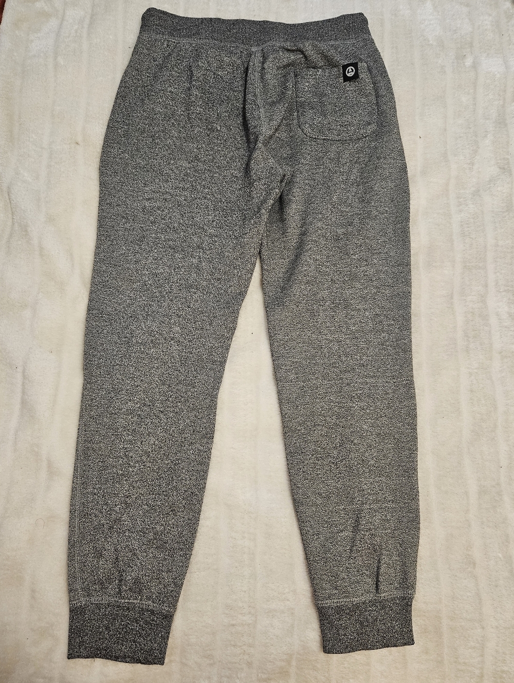 Amnesia Heathered Gray Slim Jogger Sweatpants with Zippered Pockets - Picture 12 of 16